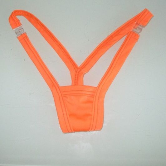 micro bikini tong orange
