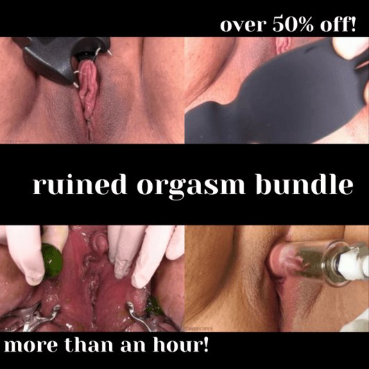 ruined orgasm vid bundle