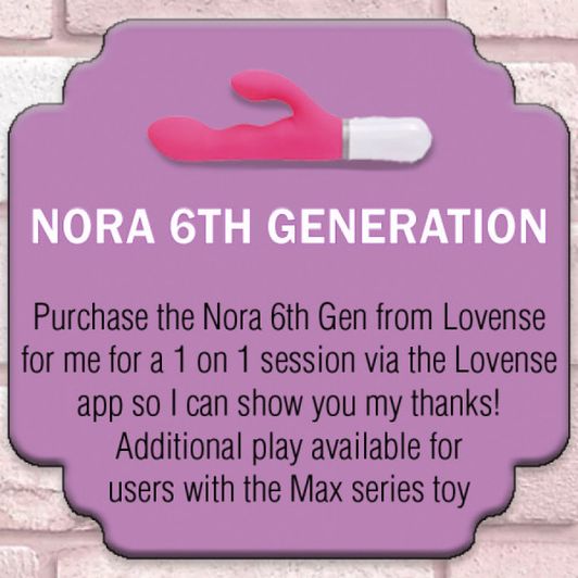 Nora 6th Generation from Lovense