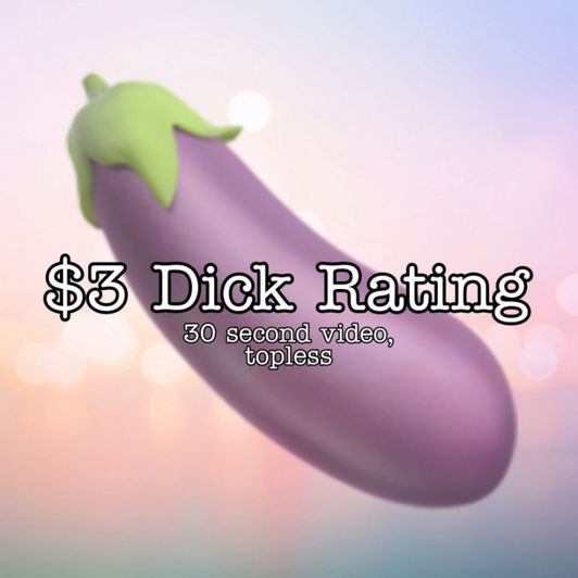 Dick Rating Topless Video