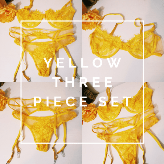 Yellow Three Piece Set