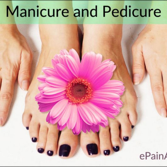 treat me to manicure and pedicure
