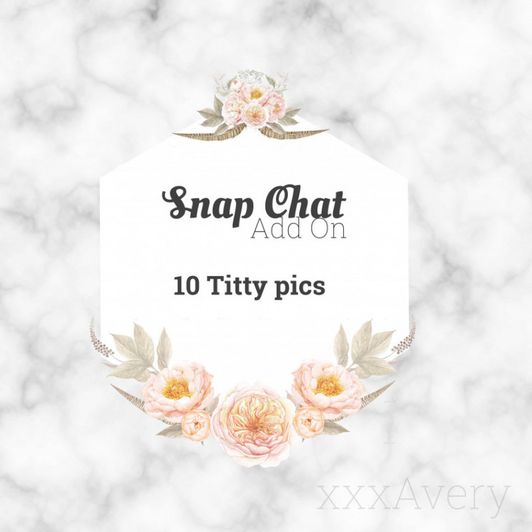 Snapchat Add on:10 Tittie Snaps