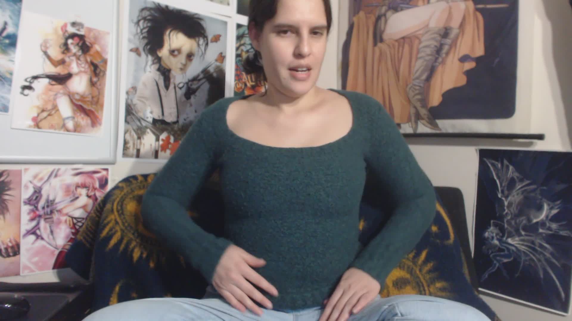 First Sweater Fetish Video