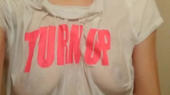 Wet T-Shirt Tit Play