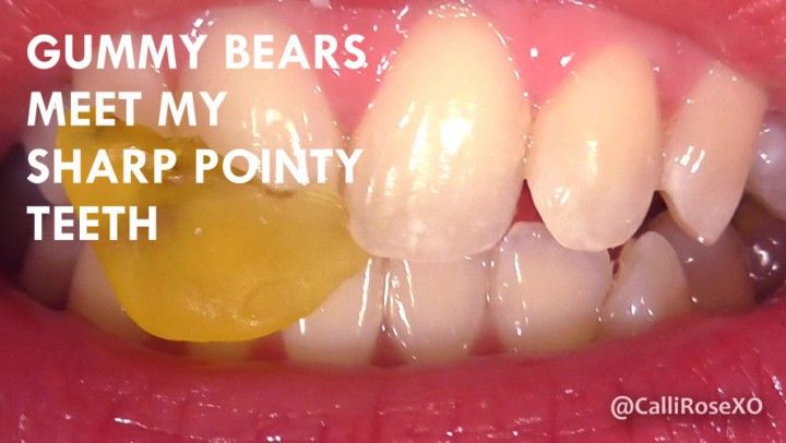 Gummy Bears Meet My Sharp Pointy Teeth