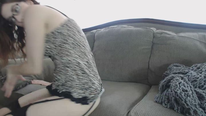 Sammy does a Strip Tease on the Couch