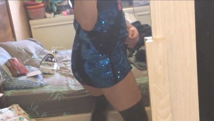 FTFT/ SISSY TRY AND WEARING WIFE CLOTHES