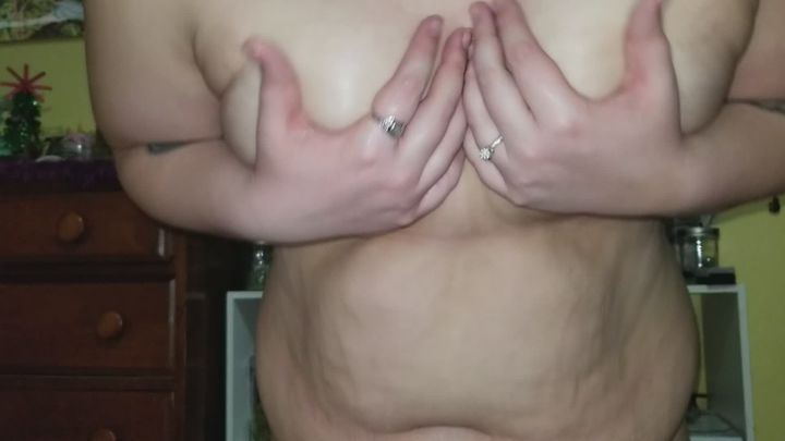 Playing with my tits