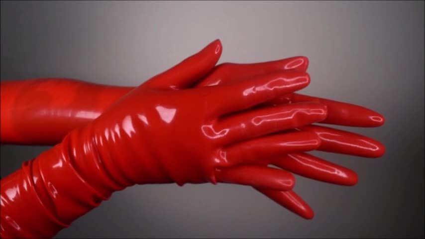 Weak for me in my RED LATEX GLOVES