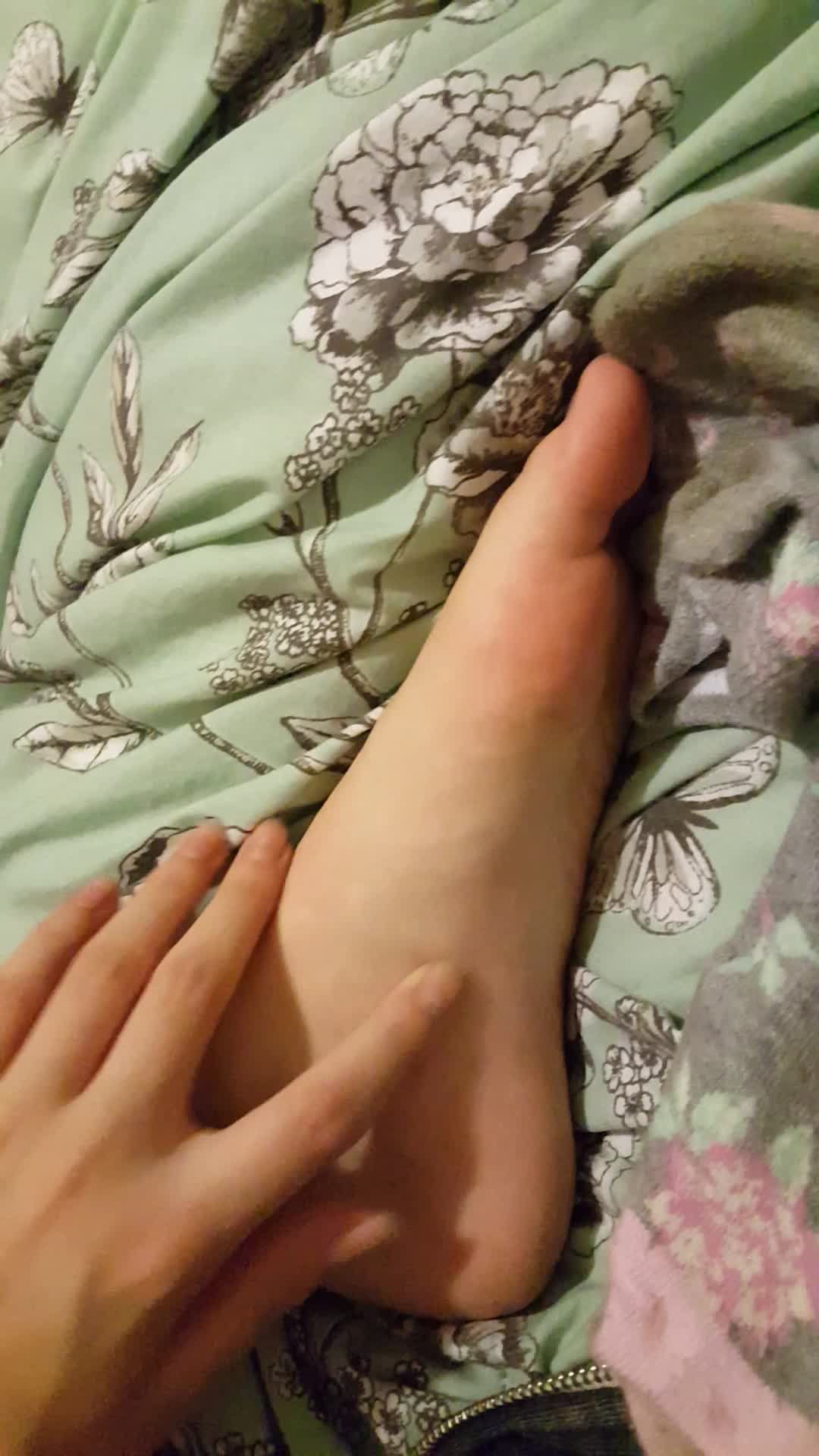 First Video Feet Rubbing