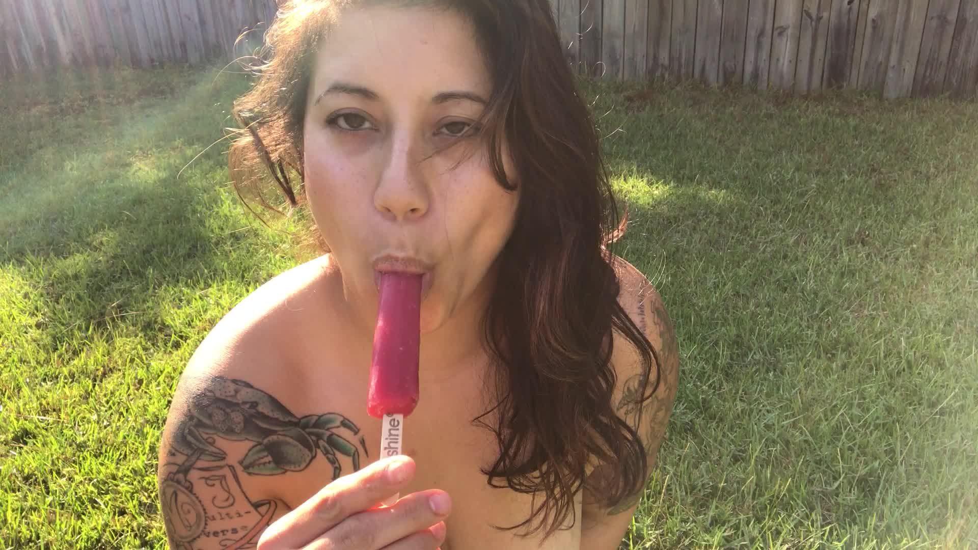 Popsicle Anal Slut