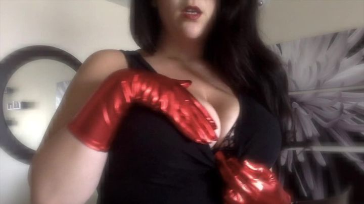 Shiny Red Gloves You Love
