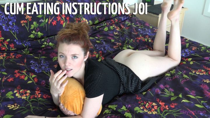 Cum Eating Instructions JOI
