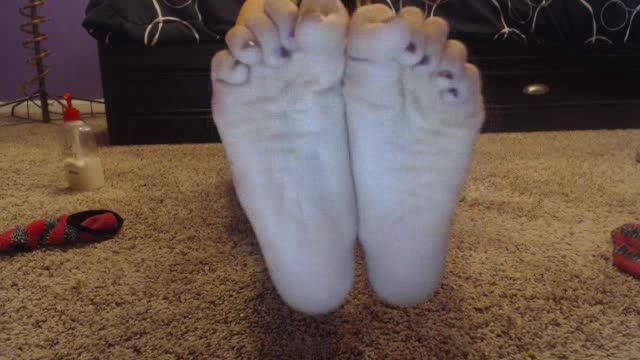 Socks lotion feet