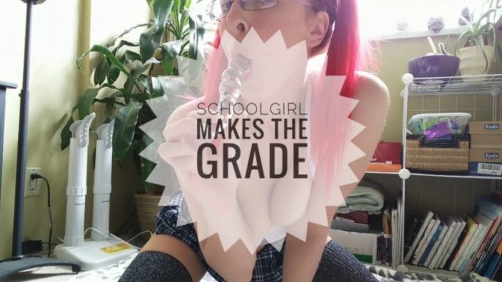 Schoolgirl Makes The Grade