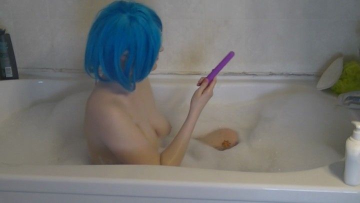 Sailor senshi Ami bath masturbation