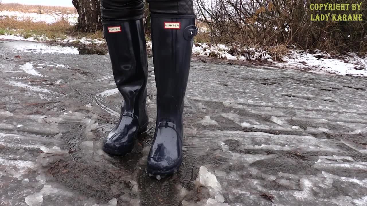 Sexy Hunter rubber boots
