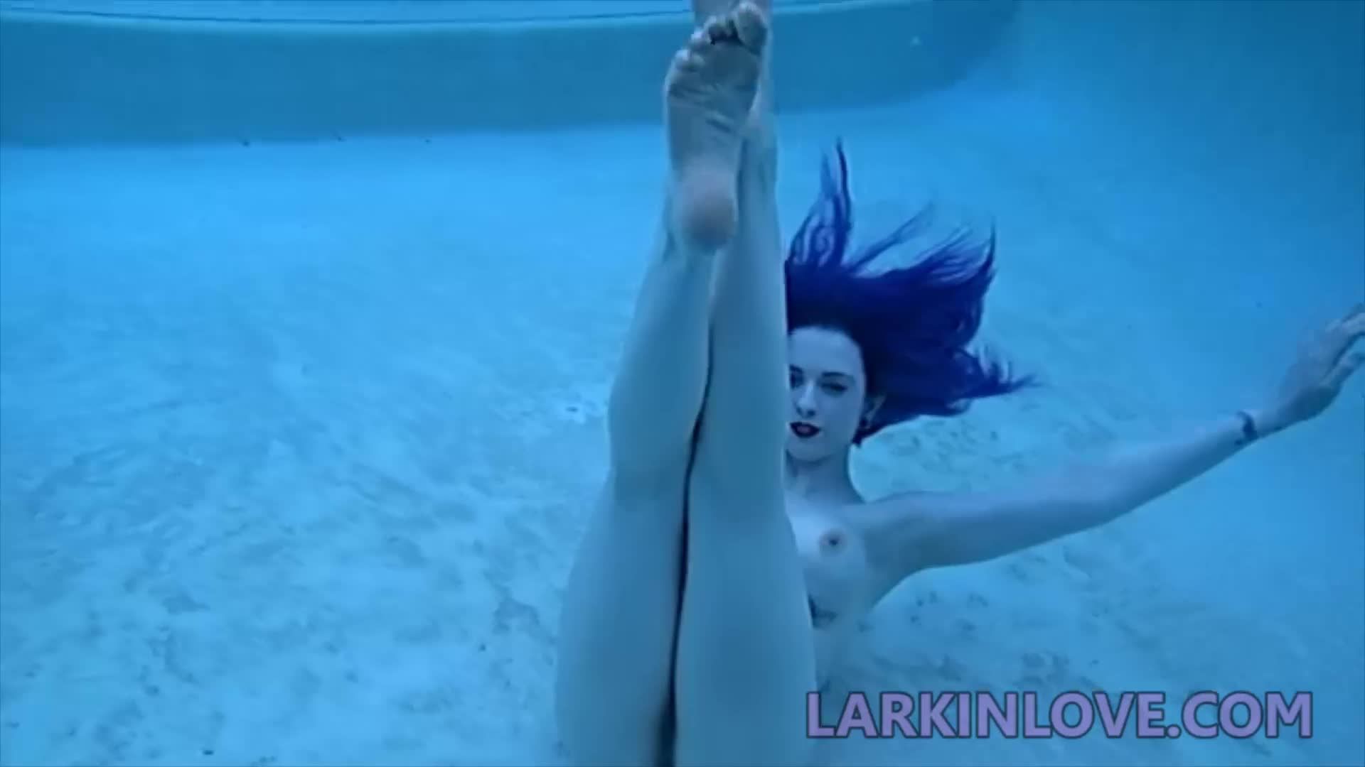 Wet Public Nudity Underwater Larkin Love