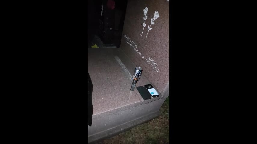 a Fuck in a graveyard, bj and anal