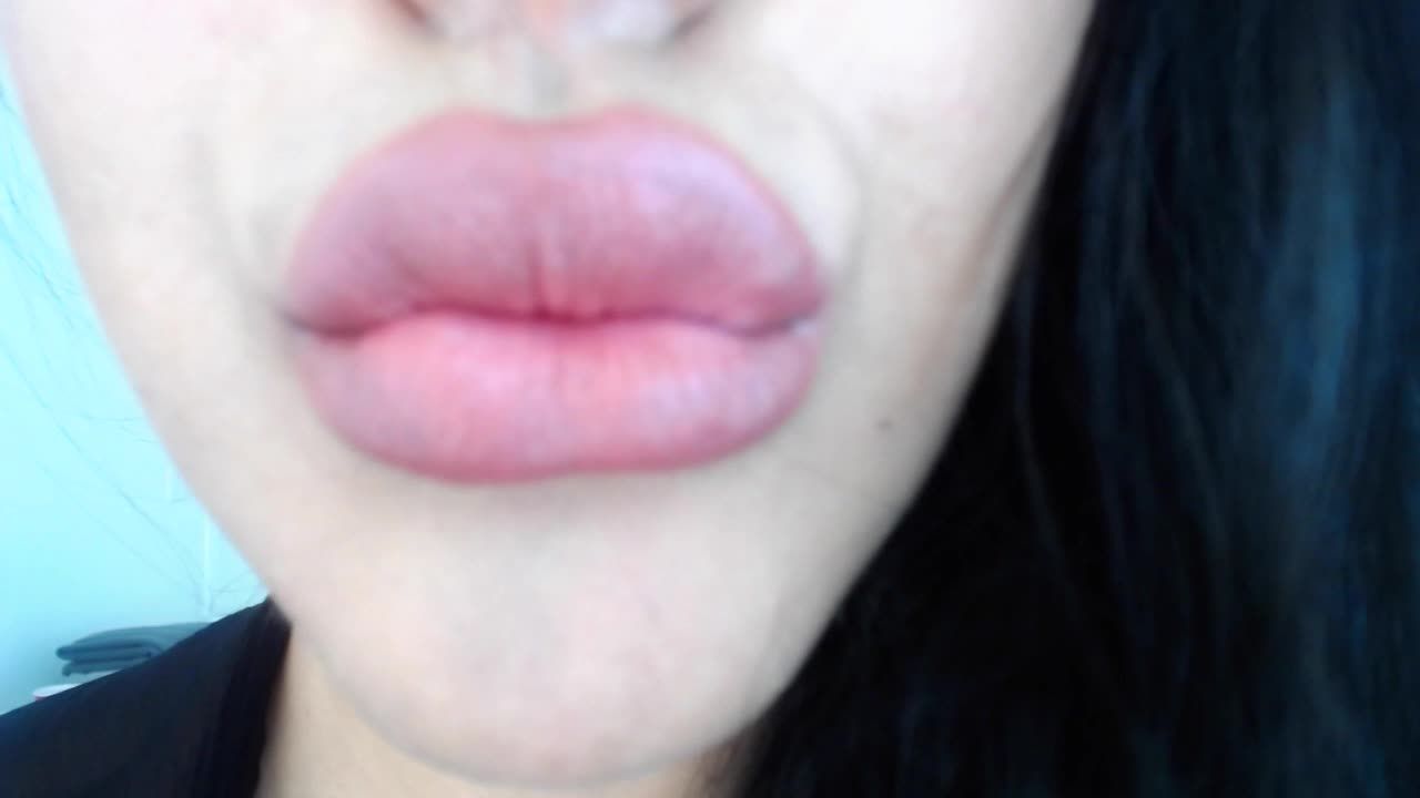 Applying Lipstick To My Pretty Pink Lips