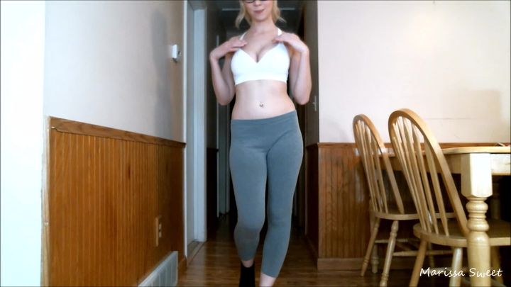 Catwalk In Grey Yoga Pants
