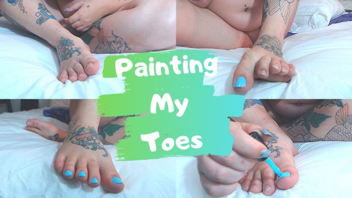 Painting my toes