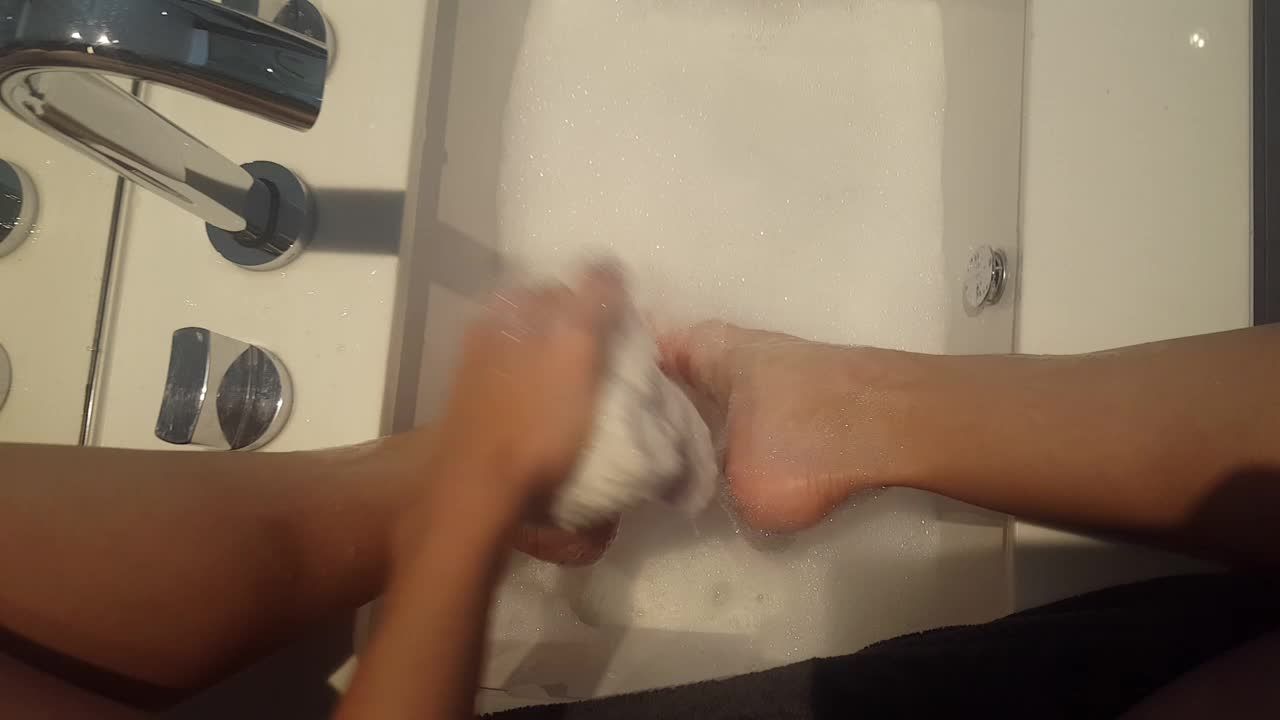 Foot Bath in the Hotel