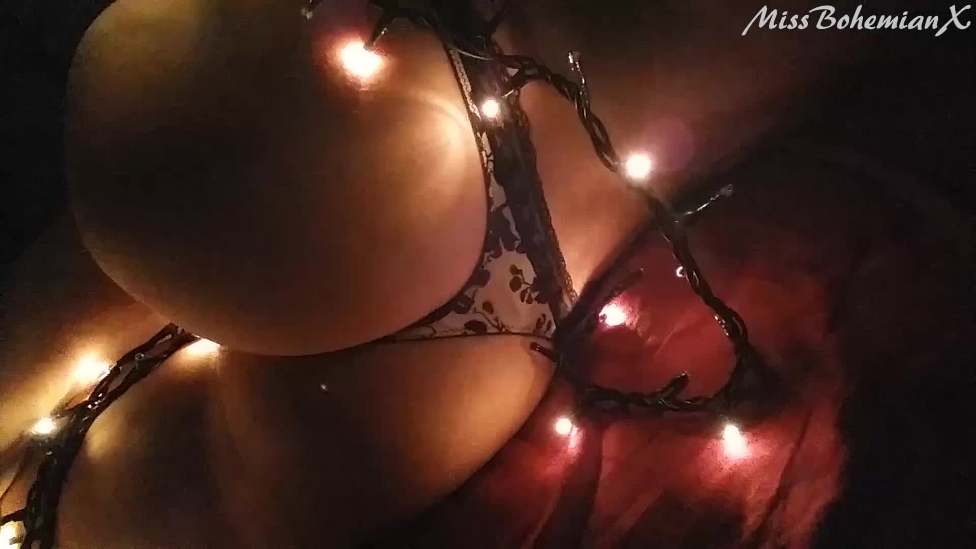 Christmas Lights around my Body