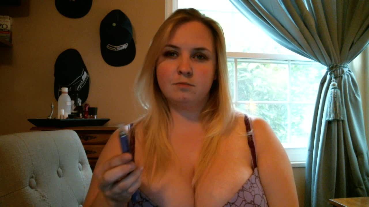 Playing with My Vape and Titties