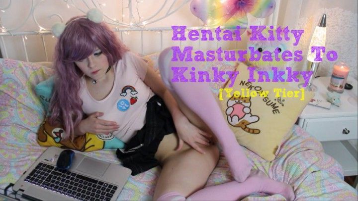 Hentai Kitty Masturbates To Kinky Inkky