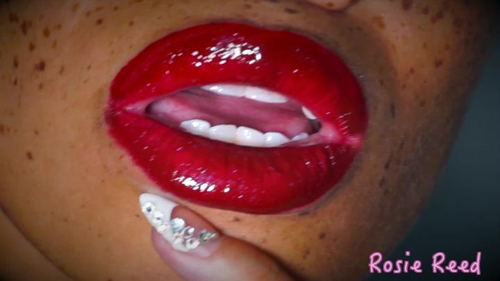 Ruin Your Orgasm For Glossy Red Lips