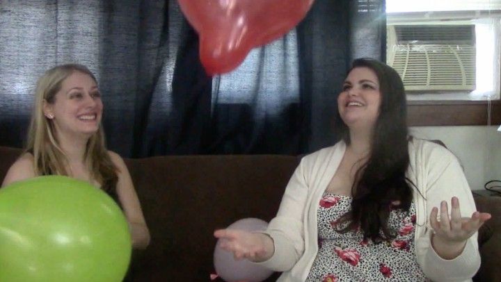 Balloon Blowing Babes