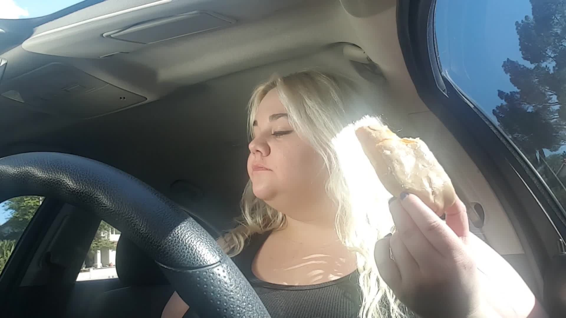 Donut In Car
