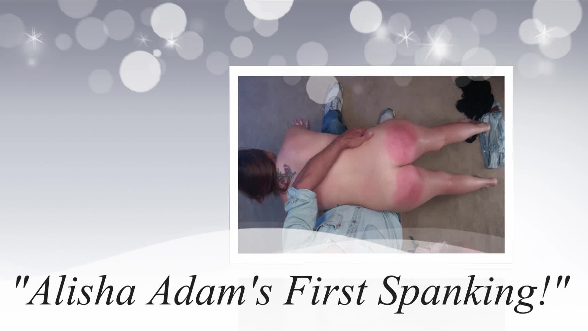 Alisha Adams' First Spanking