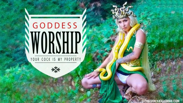 Worship GODDESS Pussy COSPLAY in PUBLIC