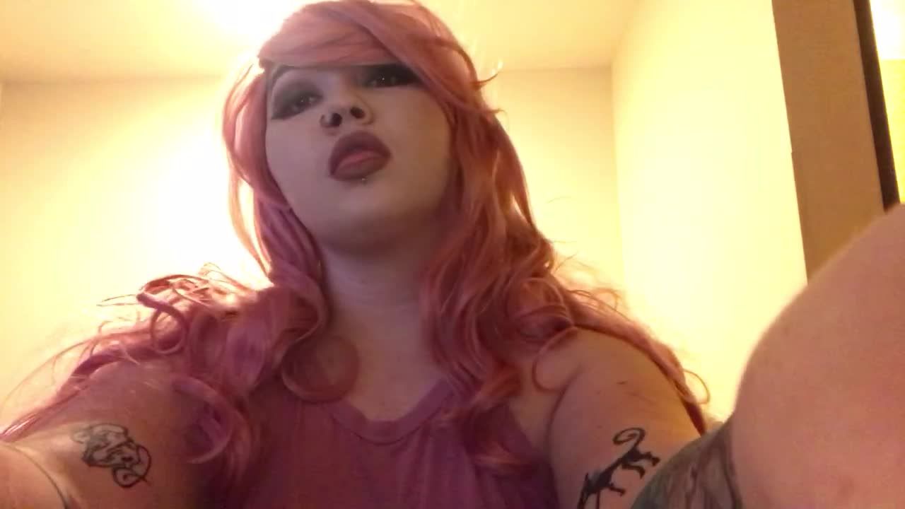 Pink Haired Brat being a tease
