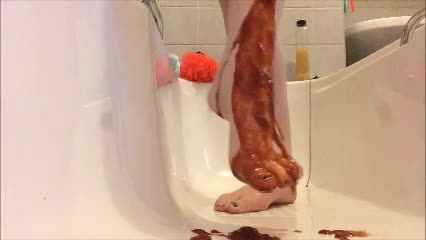 Arikajira Ketchup Foot Fetish Messy Feet