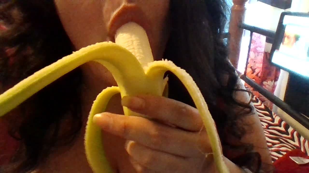 FOOD is Orgasmic .. Banana head