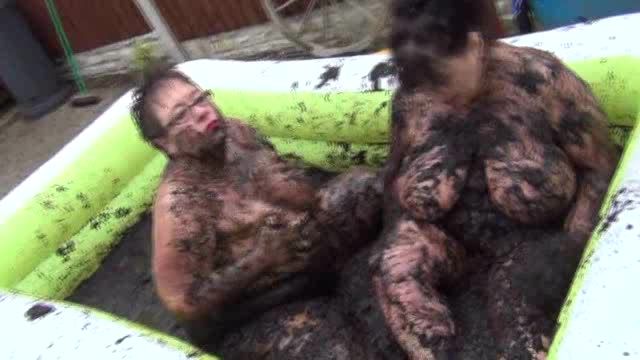 2 busty matures mud wrestling