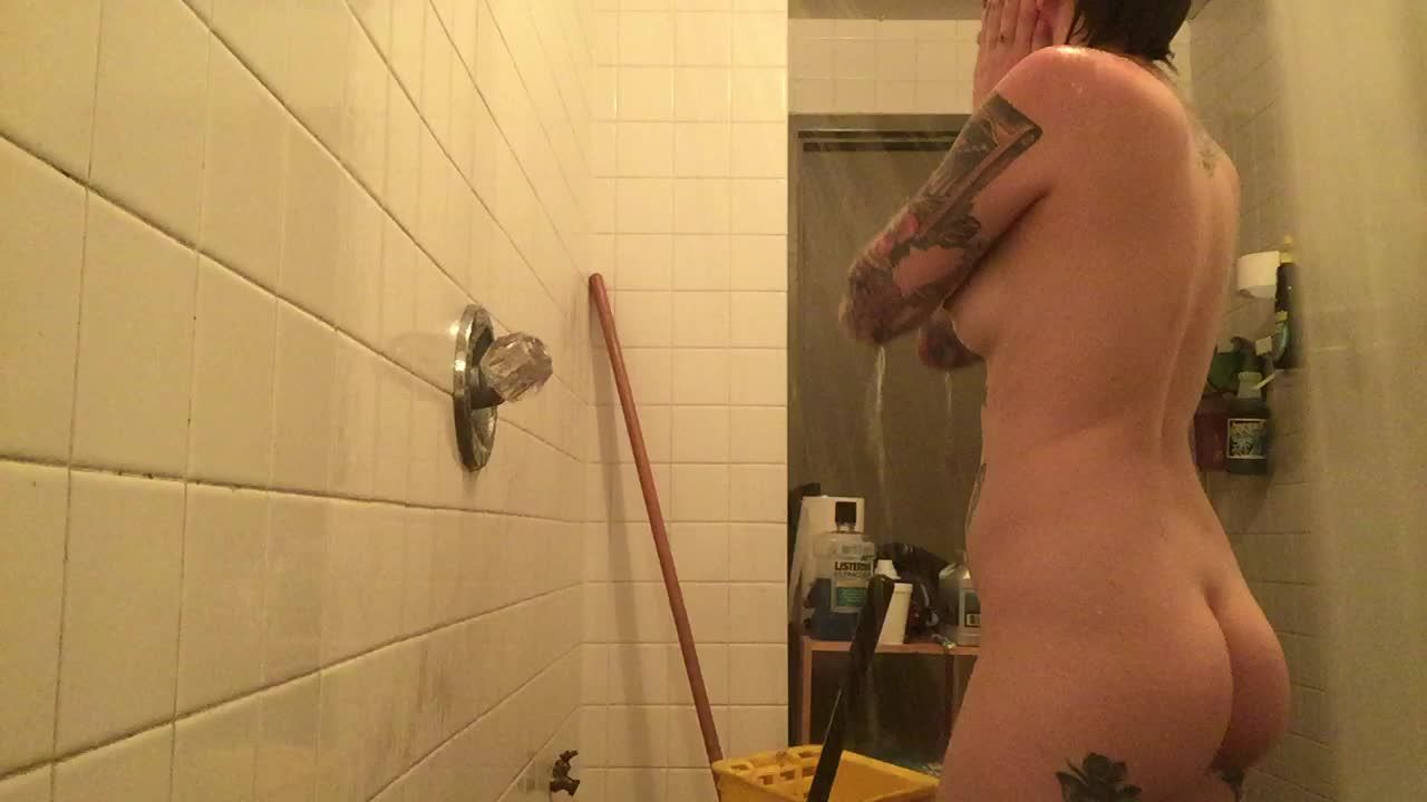 Sneaking into the shower