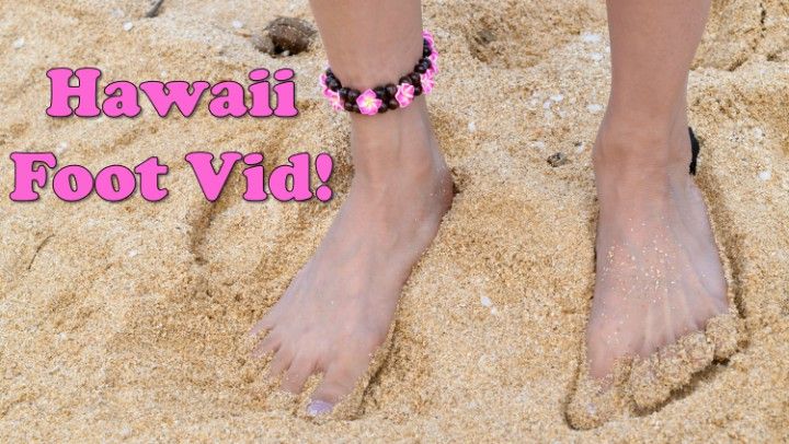 Hawaii Beach Foot Worship