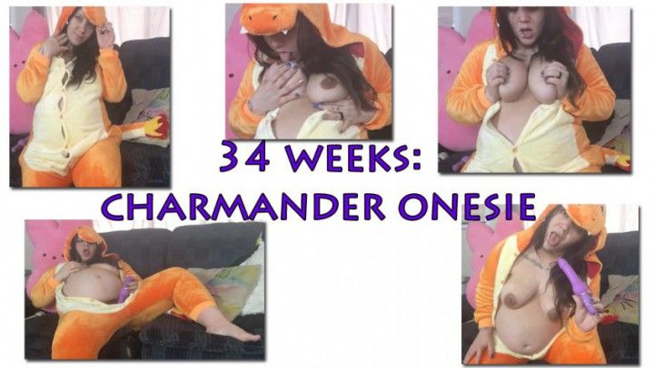 34 weeks) Charmander cum
