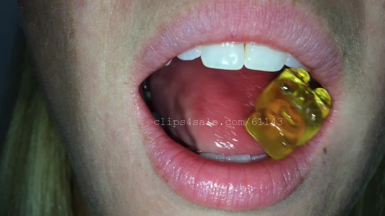 Jessika Chews Gummy Bears Part2 Video1