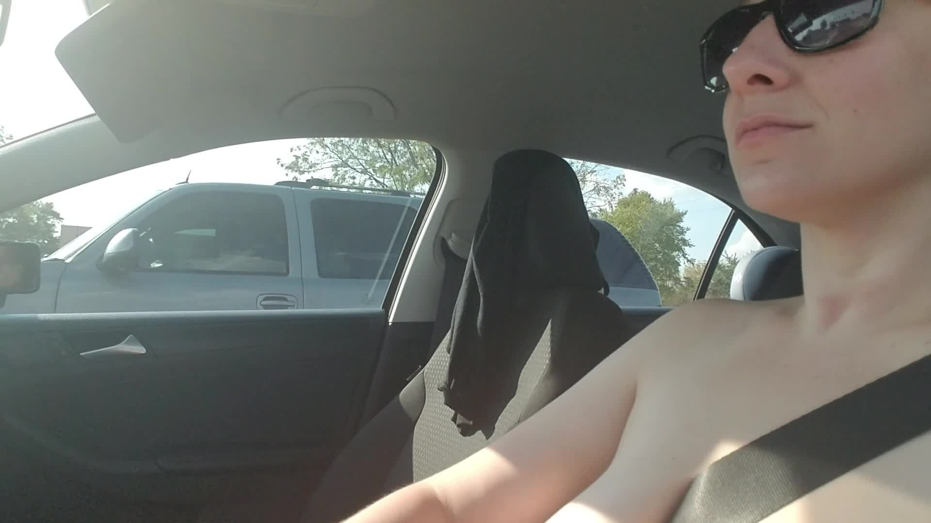 Driving Around Naked Again!  Video 1