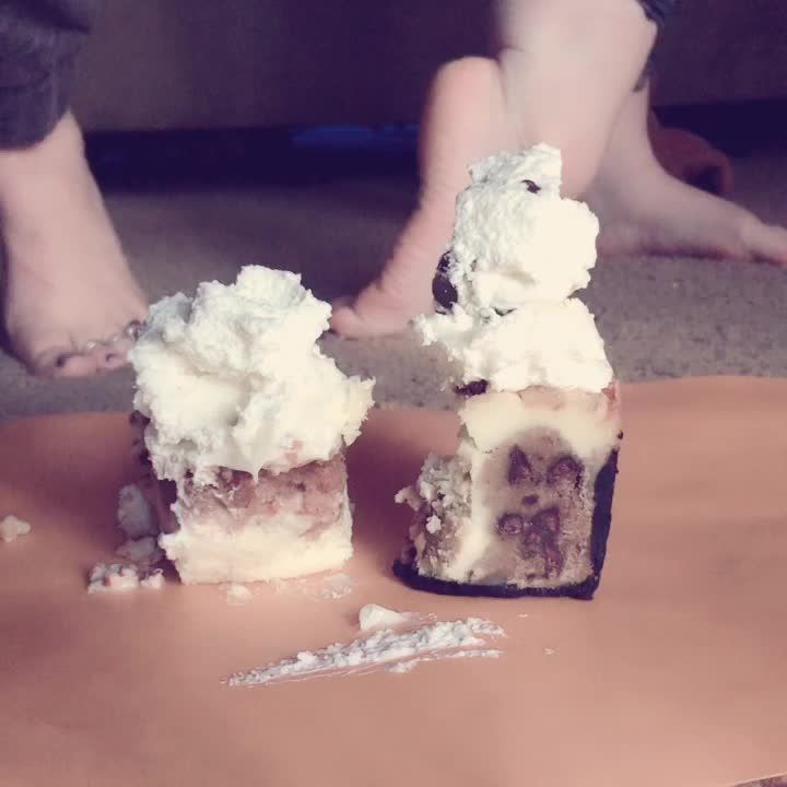 Cheesecake Demolition w/ Mom