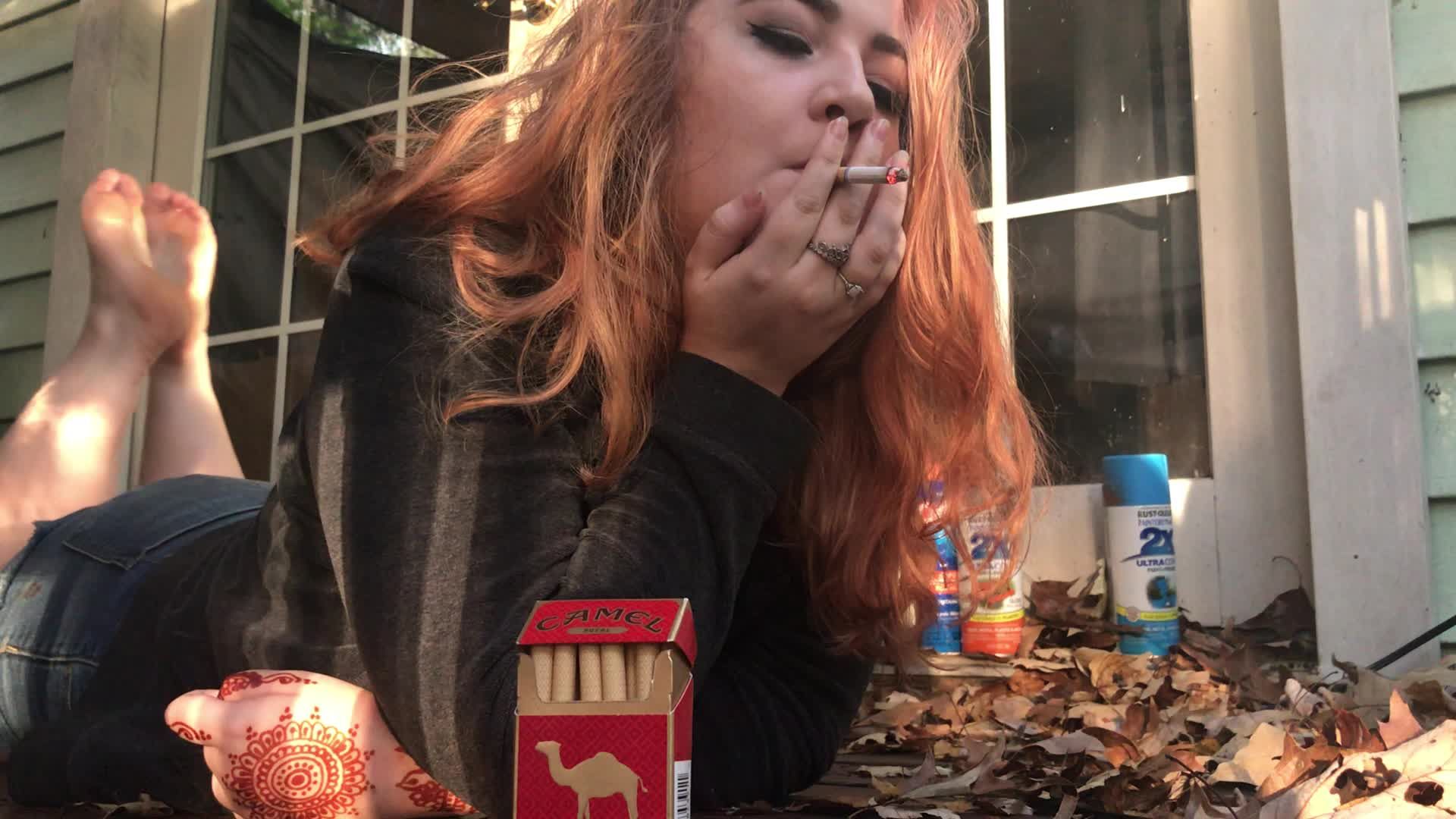 Smoking Cig in The Pose