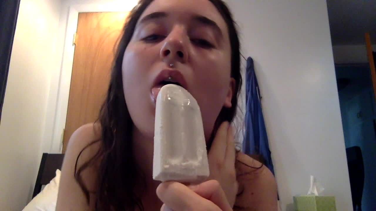 Sucking and Fucking a Popsicle
