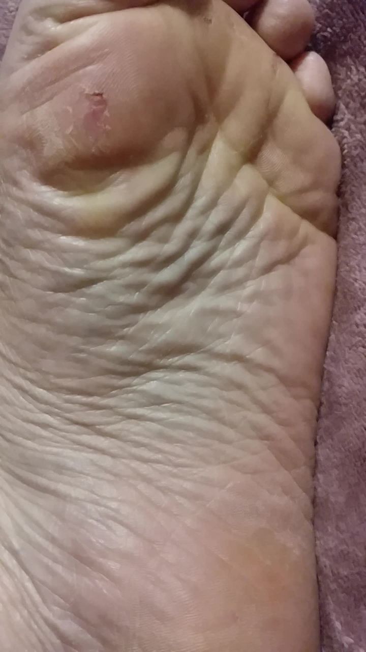 Wrinkled sole to relax your soul