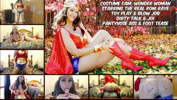 Costume Cam Session: Wonder Woman JOI
